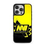 NAVI Natus Vincere yellow black logo iPhone 16 Pro Max Black Case