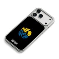 Neo Geo SNK retro gaming logo iPhone 17 Pro Max Electroplated Silver Case2