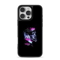 Neon Star Lord GOTG Vol2 art iPhone 16 Pro Max Black Case