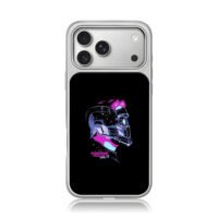 Neon Star Lord GOTG Vol2 art iPhone 17 Pro Max Electroplated Silver Case1