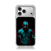 Neon UFC MMA fighter tattoo gloves iPhone 17 Pro Max Electroplated Silver Case1