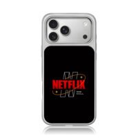 Netflix and chill space orbit print iPhone 17 Pro Max Electroplated Silver Case1