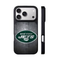 New York Jets NFL grunge football logo iPhone 17 Pro Max Black Case