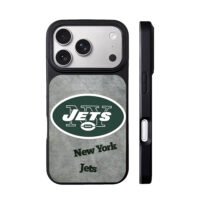 New York Jets NFL logo on concrete iPhone 17 Pro Max Black Case