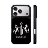 Newcastle United two seahorse logo iPhone 17 Pro Max Black Case