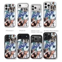 NewJeans collage with cute stickers Chris Brown Phone Case Black Electroplated Silver For Iphone 11 To 17