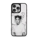 NewJeans Danielle double bun doodle iPhone 16 Pro Max Black Case