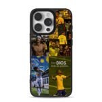 Neymar Jr 10 football collage iPhone 16 Pro Max Black Case