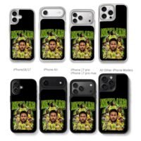 Neymar Jr Brazil soccer fan collage Chris Brown Phone Case Black Electroplated Silver For Iphone 11 To 17