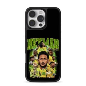 Neymar Jr Brazil soccer fan collage Phone Case for iPhone 11-17 & Samsung Galaxy S24-S26