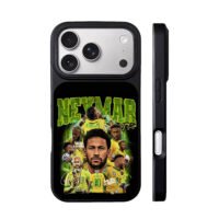 Neymar Jr Brazil soccer fan collage iPhone 17 Pro Max Black Case