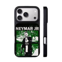 Neymar Jr football celebration art iPhone 17 Pro Max Black Case