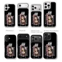 Nezuko demon anime bamboo gag Chris Brown Phone Case Black Electroplated Silver For Iphone 11 To 17