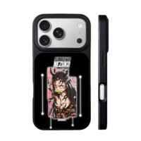 Nezuko demon anime bamboo gag iPhone 17 Pro Max Black Case