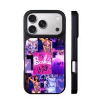 Nicki Minaj Barbie pink purple art iPhone 17 Pro Max Black Case