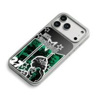 Nico Hulkenberg 27 F1 star art iPhone 17 Pro Max Electroplated Silver Case2