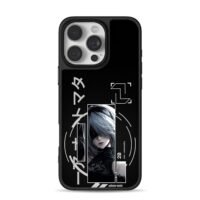 NieR Automata 2B YoRHa art iPhone 16 Pro Max Black Case