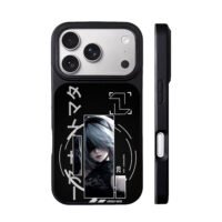 NieR Automata 2B YoRHa art iPhone 17 Pro Max Black Case