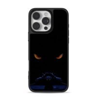 Night Fury glowing amber eyes print Phone Case for iPhone 11-17 & Samsung Galaxy S24-S26