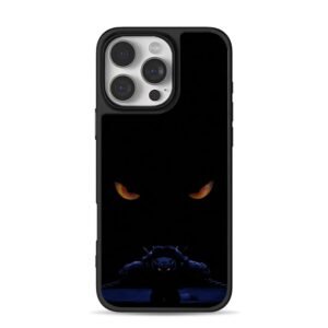 Night Fury glowing amber eyes print Phone Case for iPhone 11-17 & Samsung Galaxy S24-S26