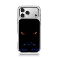 Night Fury glowing amber eyes print iPhone 17 Pro Max Electroplated Silver Case1