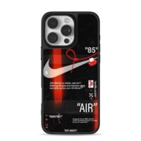 Nike 85 Off White Virgil Abloh AIR Phone Case for iPhone 11-17 & Samsung Galaxy S24-S26