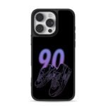 Nike Air Max90 purple shoes 90 text Phone Case for iPhone 11-17 & Samsung Galaxy S24-S26