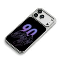 Nike Air Max90 purple shoes 90 text Phone Case for iPhone 11-17 & Samsung Galaxy S24-S26 - Image 5