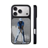 Nike golf Tiger Woods painting iPhone 17 Pro Max Black Case
