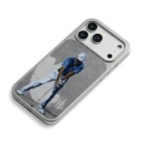 Nike golf Tiger Woods painting iPhone 17 Pro Max Electroplated Silver Case2