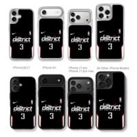Nike NBA No3 DC basketball jersey Phone Case for iPhone 11-17 & Samsung Galaxy S24-S26 - Image 2