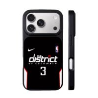 Nike NBA No3 DC basketball jersey iPhone 17 Pro Max Black Case