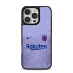 Nike Rakuten Barca purple jersey iPhone 16 Pro Max Black Case