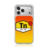 Nike Tn Air orange yellow gradient iPhone 17 Pro Max Electroplated Silver Case1