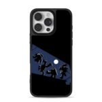 Ninja Turtles rooftop moon night iPhone 16 Pro Max Black Case