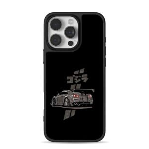 Nissan GTR Godzilla rear sports car Phone Case for iPhone 11-17 & Samsung Galaxy S24-S26