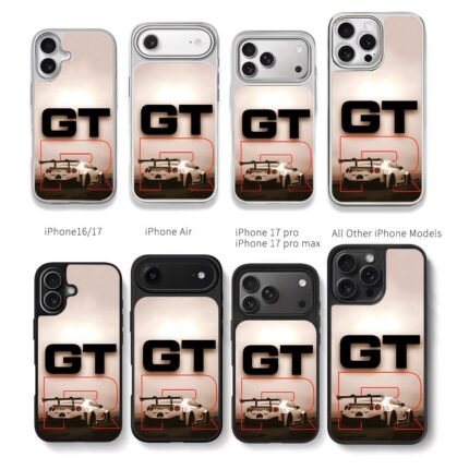 Nissan GTR sports rear with GT text Chris Brown Phone Case Black Electroplated Silver For Iphone 11 To 17