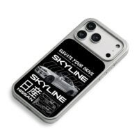 Nissan Skyline GT-R with text Phone Case for iPhone 11-17 & Samsung Galaxy S24-S26 - Image 5