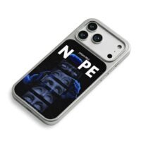 Nope Jordan Peele poster eyes horse iPhone 17 Pro Max Electroplated Silver Case2