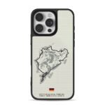 Nurburgring track map German flag Phone Case for iPhone 11-17 & Samsung Galaxy S24-S26