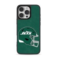 NY Jets NFL football helmet graphic Phone Case for iPhone 11-17 & Samsung Galaxy S24-S26