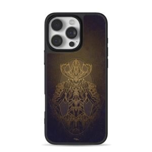 Oberon Warframe golden line Phone Case for iPhone 11-17 & Samsung Galaxy S24-S26