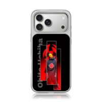 Obito Uchiha Akatsuki sharingan art iPhone 17 Pro Max Electroplated Silver Case1