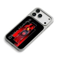 Obito Uchiha Akatsuki sharingan art iPhone 17 Pro Max Electroplated Silver Case2
