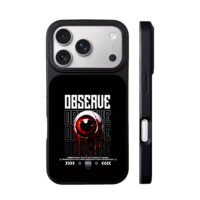 Observe dripping bloody eye iPhone 17 Pro Max Black Case
