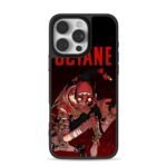 Octane Apex cyber brutal art iPhone 16 Pro Max Black Case