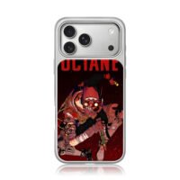 Octane Apex cyber brutal art iPhone 17 Pro Max Electroplated Silver Case1