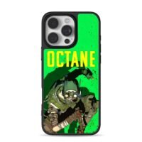 Octane Apex yellow green cyber art Phone Case for iPhone 11-17 & Samsung Galaxy S24-S26