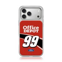Office Depot 99 Ford racing livery iPhone 17 Pro Max Electroplated Silver Case1