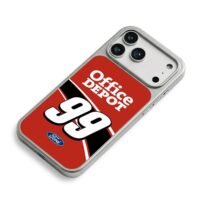 Office Depot 99 Ford racing livery iPhone 17 Pro Max Electroplated Silver Case2